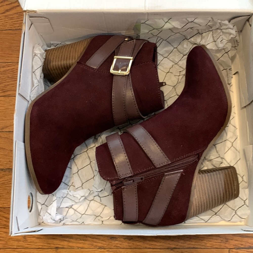 Macy’s Material Girl Mlexia Wine Booties - 8 Medium